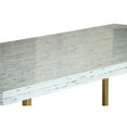 thumbnail image 4 of Modern Dining Table - Gold Frame, Ash Veneer Top - Contemporary Kitchen Table, 4 of 5