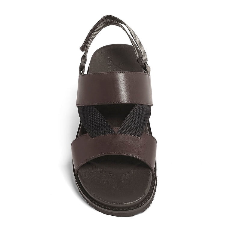 Anthony Veer Mens Malibu Leather Comfort Sandal - Walmart.com display picture 1