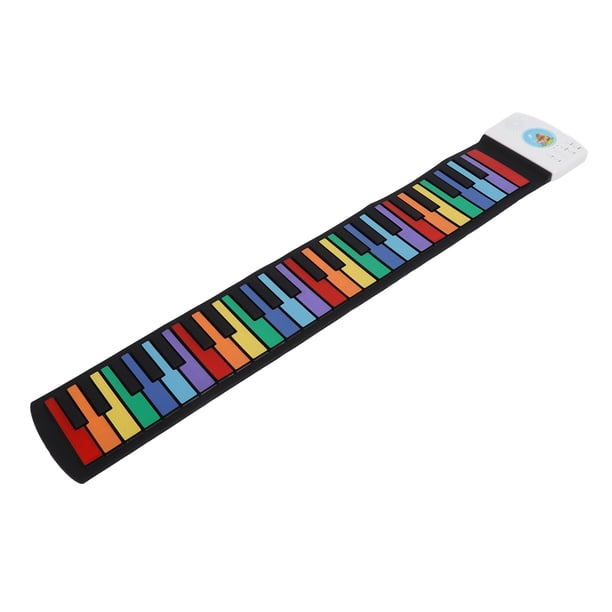 Piano Enrollable, Teclado Electrónico Recargable Piano 14 Canciones De Demostración Compatible Con MP3 49 Teclas Para Principiantes Para Niños