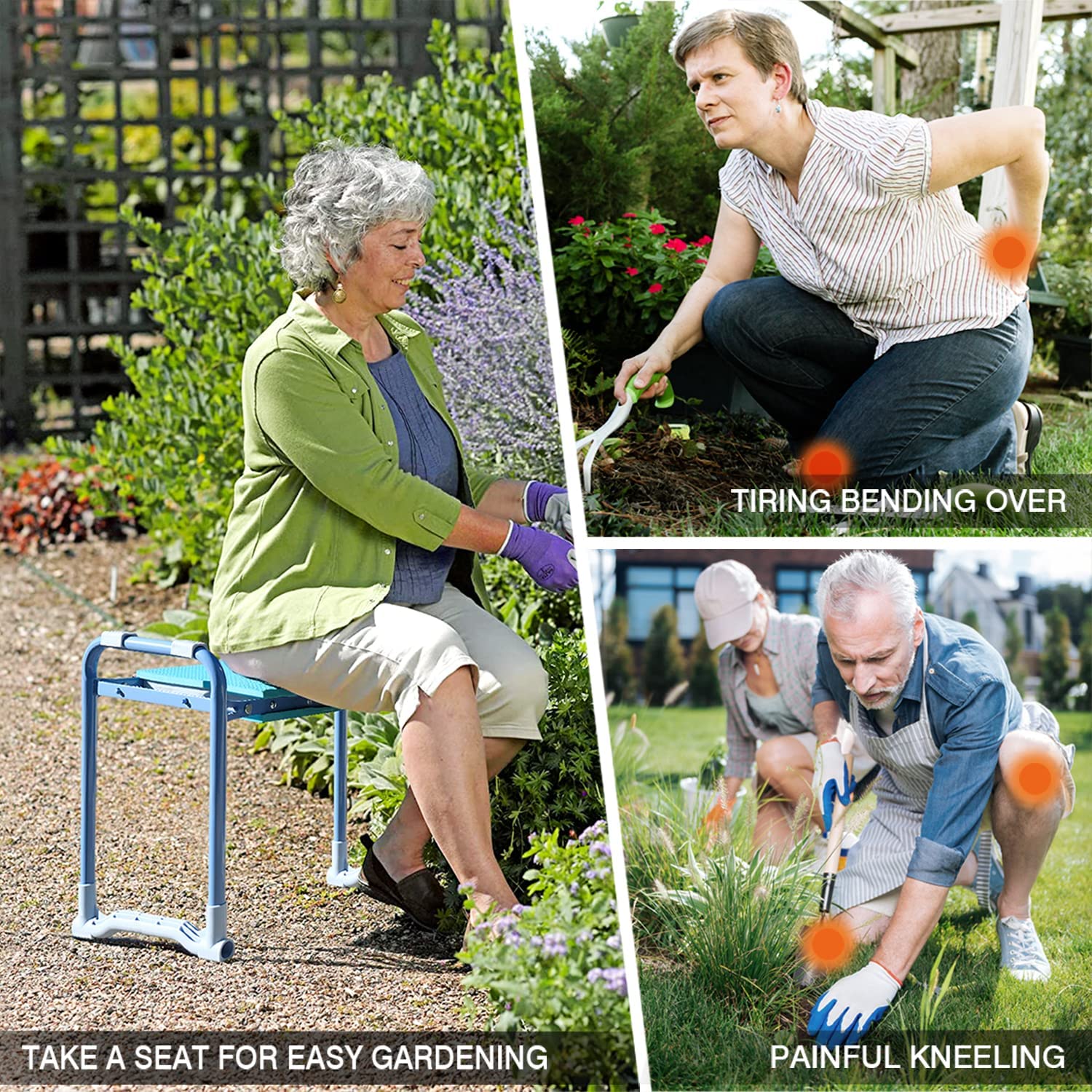 Garden Kneeler and Seat Heavy Duty