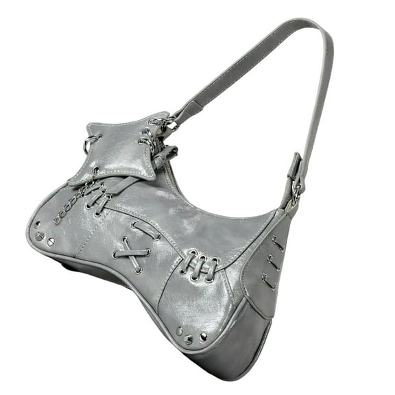 RUISINERY Retro Styles Armpit Bag Women 90s Trendy PU Leather Underarm Bags Stylish Shoulder Purse Elegant Crossbody Handbag