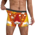 thumbnail image 2 of Salouo Happy Thanksgiving Three Gnomes Print Men's Boxer Briefs,Breathable Underwear Elastic Waistband Briefs for Men -X-Large, 2 of 8
