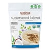 Nutiva Organic, non-GMO, Sustainably Farmed Chia, Flax, and Hemp Superseed Blend, 10-Ounces