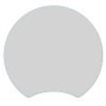 thumbnail image 4 of ECR4Kids 48in Crescent Contour Thermo-Fused Adjustable Activity Table Grey/Seafoam/Silver - Standard Swivel, 4 of 4