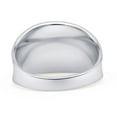 thumbnail image 3 of Vintage Style Concave Ring 925 Sterling Silver Size 7, 3 of 6