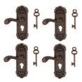 thumbnail image 2 of Cerradura y llave para casa de muñecas 4 Piezas 1:12 Casa de Miniatura Vintage Cerradura Puertas con Llave Manija Izquierda Decoración Metal Bronce Real Magideal Cerradura y llave para casa de muñecas, 2 of 7