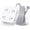 White, variant on Surge Protector Power Strip - 8 Outlets 4 USB (2 USB C) Charging Ports, Multi Plug Outlet Extender, 5Ft Braided Extension Cord