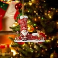 thumbnail image 2 of Christmas Tree Decoration 2D Acrylic Decoration Letter Pendant With 26 Letters Christmas Hanging Decoration DIY Crafts Christmas Home Decoration, 2 of 2