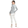 thumbnail image 3 of Sueter manga con perlas Roman Fashion /Juvenil, 9258 (Gris) gris CH, 3 of 5