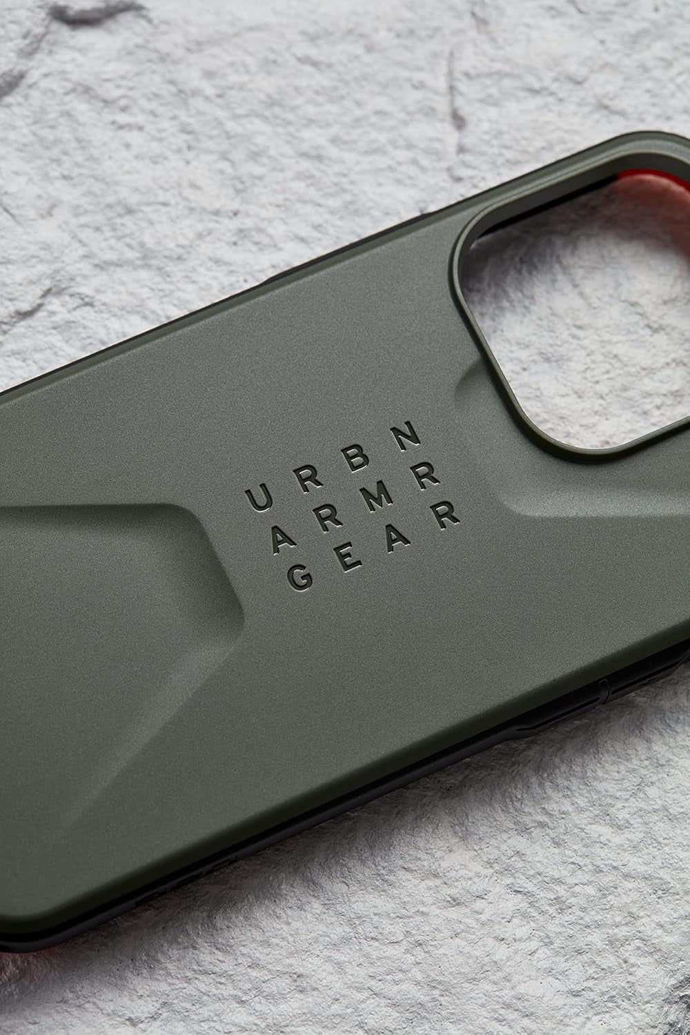UAG iPhone 14 Case Green Olive 6.1" Civilian Sleek Ultra Thin Impact Resistant Dropproof Protective Cover Compatible with Wireless Charging by URBAN ARMOR GEAR