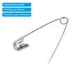 thumbnail image 4 of Uxcell Safety Pins 1.18 Inch Nickle Plated Small Sewing Pins Silver Tone 200Pcs, 4 of 5