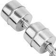 thumbnail image 1 of Stainless Steel Double Ball Float Switch, Water Level Sensor Controller with Reed Switch, for Tank Pool Sink Fish Tank Drain or Water, 1 of 7