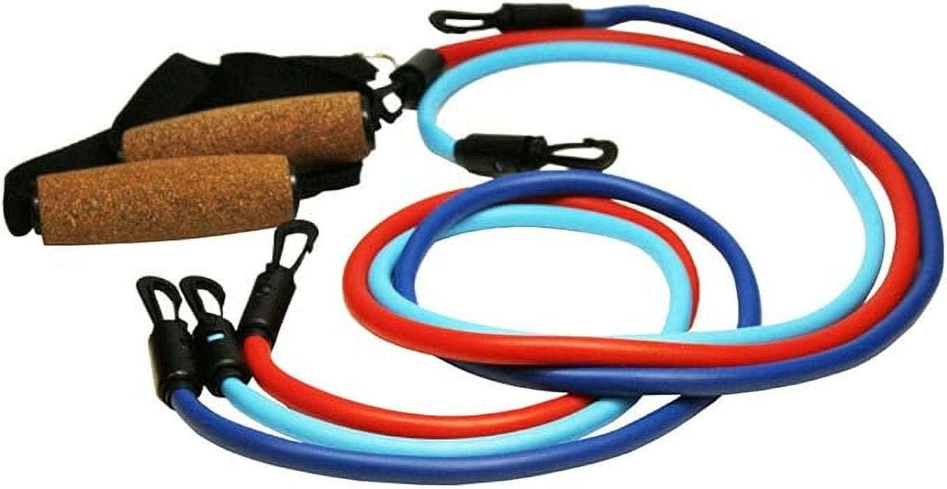 Resistance Band Latex Free: Effective Workout Tool for Fitness Pros - Adjustable, Durable, and Convenient with Travel Pouch