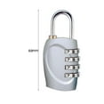 thumbnail image 6 of Fairnull Digit Password Lock High Durability Vibrant Color Compact Size Carry Easily Wide Application Rust-proof Zinc Alloy Colorful 4 Digit Combination Padlock Code Lock Home Supplies, 6 of 8