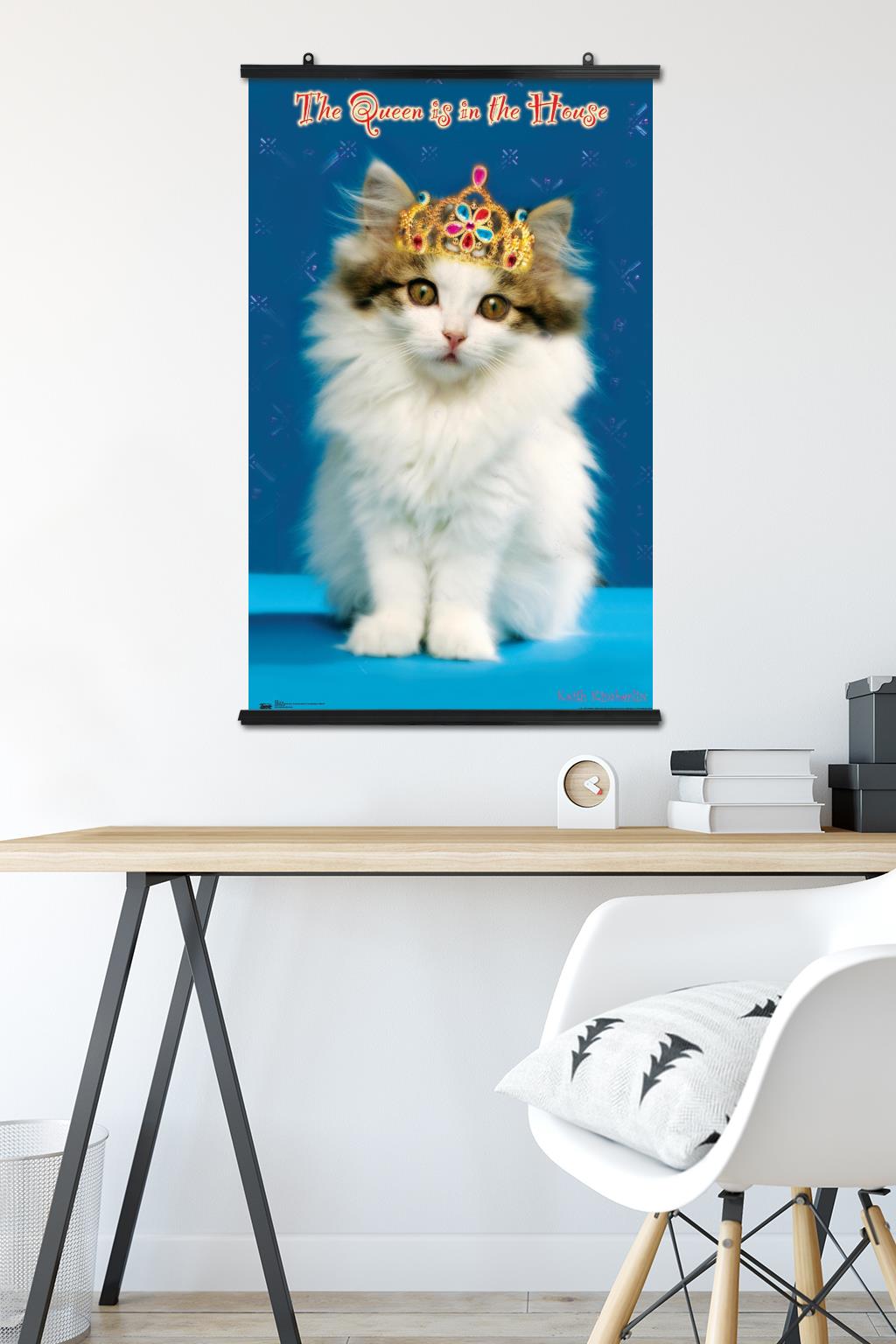 Keith Kimberlin - Kitten - Queen Wall Poster, 22.375" x 34"