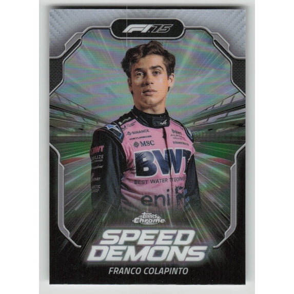 2025 Topps Chrome F1 Speed Demons Franco Colapinto #SD-9