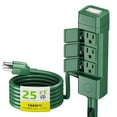 thumbnail image 1 of Cable de extensión para exteriores BN-LINK de 25 pies con regleta de alimentación de 6 salidas, 1 of 9