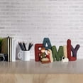 thumbnail image 6 of FAMILY Letter Ornament Nativity Scene Nativity Set Figurines Crocheted Design Tabletop Holy Family Figurine and Statue, Seasonal Home Decor Accent for Home, 6 of 7