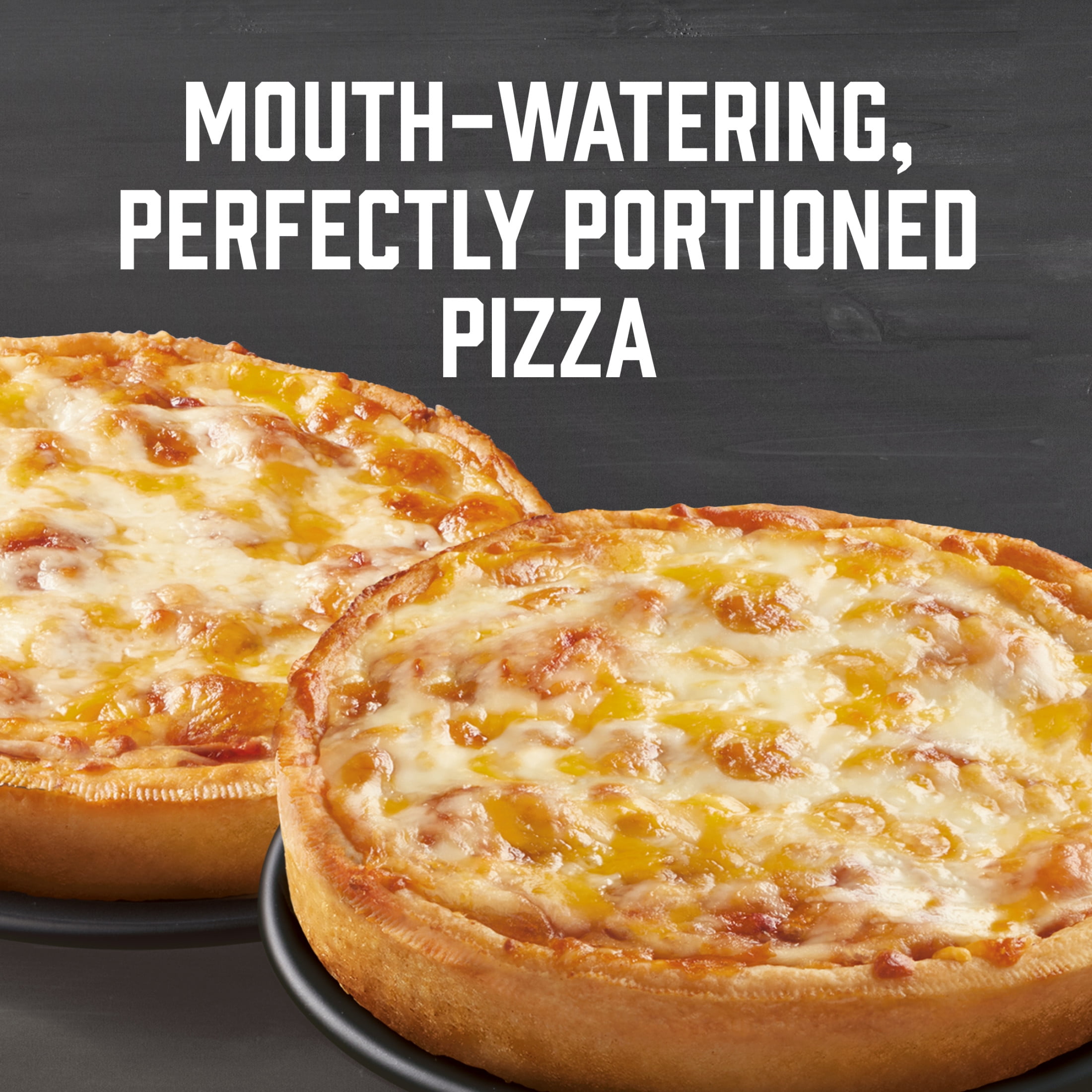 Red Baron Four Cheese Deep Dish Personal Frozen Pizza, 11.2 oz 2 Pack