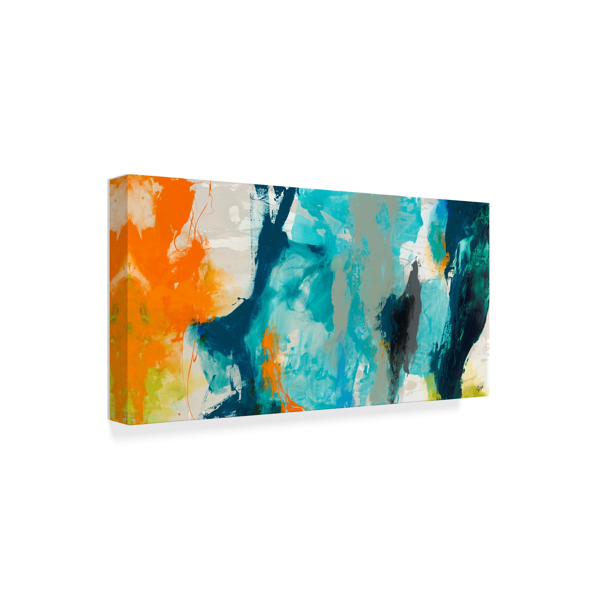 Trademark Fine Art 'Tidal Abstract II' Canvas Art by Sisa Jasper