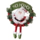thumbnail image 5 of Guirnalda navideña de flores artificiales, decoración del hogar, regalo, manualidades con muñeca Papá Noel, 5 of 9