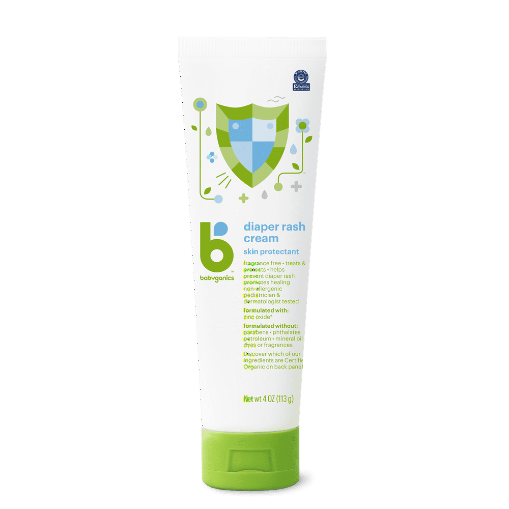 Babyganics Diaper Rash Cream, 4 oz