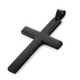 thumbnail image 3 of Guodhu Cross Necklace for Men Women Stainless Steel Simple Big Cross Pendant Necklace Solid Color Cross Pendant Necklace for Men Women Teens, 3 of 5