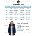 thumbnail image 7 of Wantdo Women's Plus Size Jacket Padded Winter Coat Waterproof Winter Jacket Quilted Parka Navy 2XL, 7 of 7