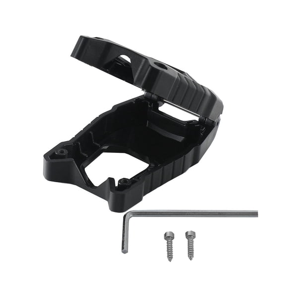 Black Ignition Key Cover Holder, Key Shell Assembly Replacement Durable 62x33mm Professional Key Fob Case Shell Accessory