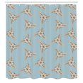 thumbnail image 2 of Ambesonne Abstract Shower Curtain, Vintage Floral Element, 69"Wx75"L, Pale Blue Grey Beige, 2 of 4