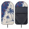 thumbnail image 5 of KUIFORTI Patriotic Palm Print Waterproof Towel Car Seat Cover , Washable Non-Slip Post-Gym and Swimming Seat Protector, Compatible with Cars, SUVs, and Trucks, 5 of 7