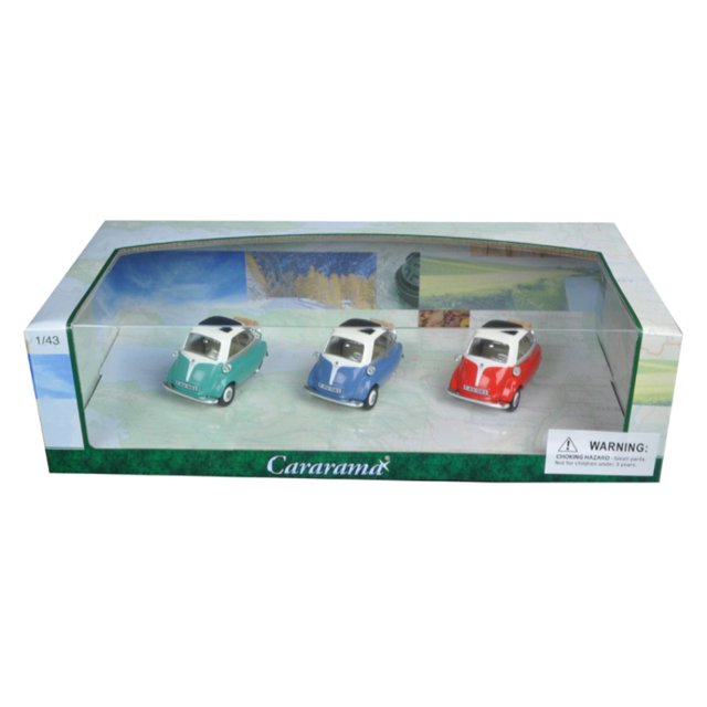 BMW Isetta 3 piezas Juego de regalo 1/43 Coches en miniatura de Cararama Cararama 35317