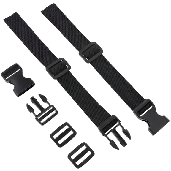 BESTSKY Golf Cart Bag Replacement Strap with Quick Release Buckle, Adjustable Elastic Webbing Fastener Belt for Luggage and Gear