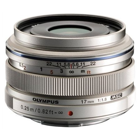 UPC: 0050332184107 | Olympus M.Zuiko Digital 17mm f/1.8 Lens – Silver