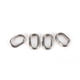 thumbnail image 4 of Anillos partidos, 100 piezas de acero inoxidable ovalados anillos partidos de pesca aparejos de pesca máxima confiabilidad, 4 of 8