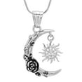 thumbnail image 2 of Moon Urn Necklace Stainless Steel Memorial Lockets Cremation Jewelry for Ashes Ashes Necklace Cremation Urns Usage Cremation Jewelry, 2 of 6