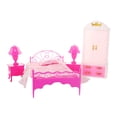 thumbnail image 2 of 4x 1:6 1:12 Ensemble Mini Scènes de Chambre Lampe de Chevet Modèle, 2 of 9