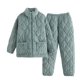 thumbnail image 2 of Puntoco Conjuntos de pijamas cómodos para mujer Conjuntos de pijamas europeos de invierno para mujer Conjuntos de pijamas nuevos de manga larga con pantalones y ropa cálida para el hogar, 2 of 3