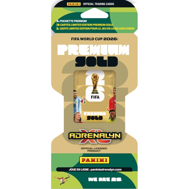 Cartas Coleccionables Panini Copa Mundial FIFA 2026 Premium Oro