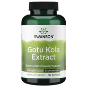 Swanson Gotu Kola (Standardized) 100 mg 120 Capsules