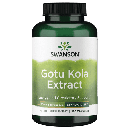 Swanson Gotu Kola (Standardized) 100 mg 120 Capsules