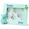 Baby Blue Teddy Bear by Russ Berrie - 4x6