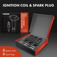 thumbnail image 2 of A-Premium Set of 6 Ignition Coil Pack and Iridium Spark Plugs Compatible with Suzuki Grand Vitara 2006-2008, SX4 2007-2008, 2.0L 2.7L, 2 of 8
