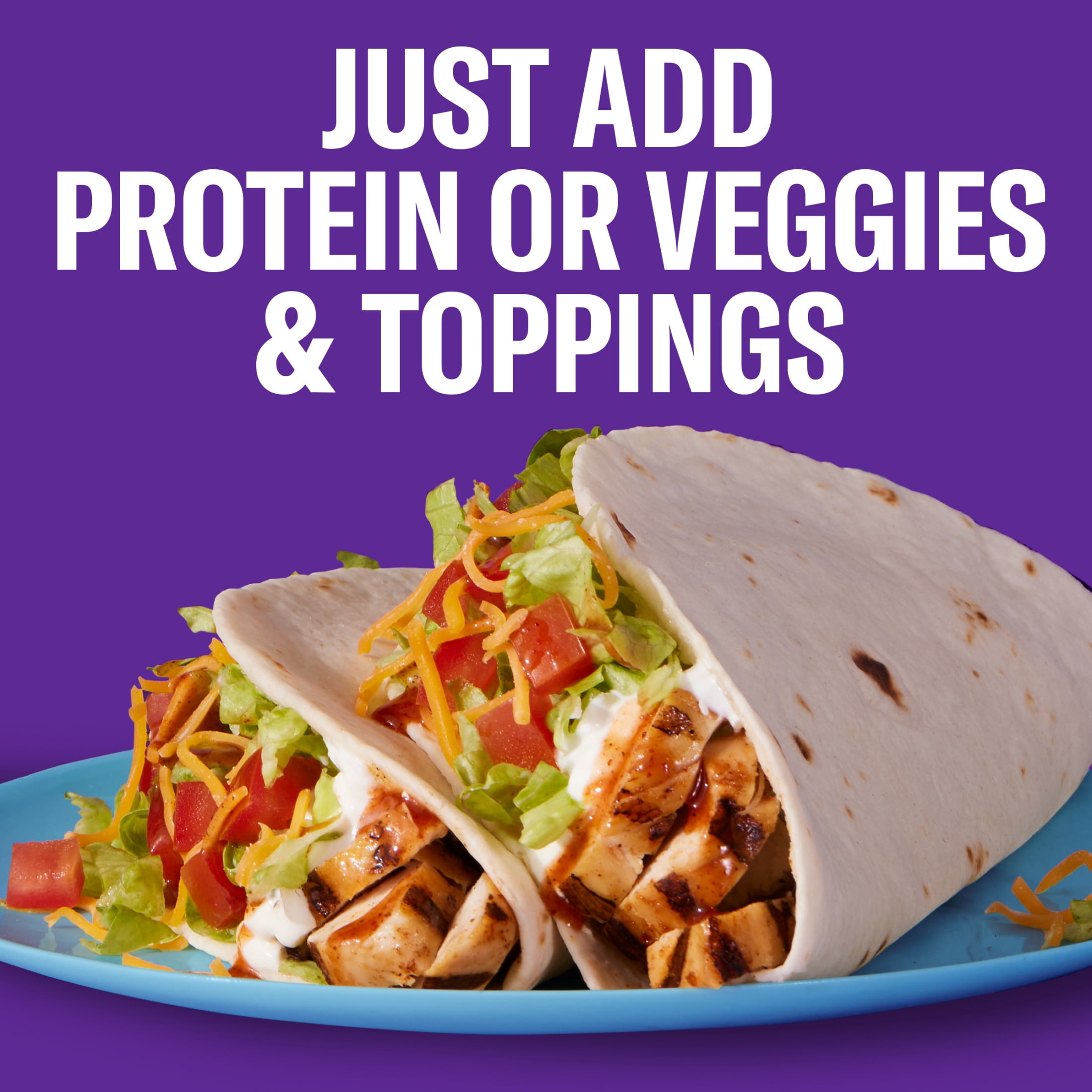 (12 pack) Taco Bell Soft Taco Cravings Kit with 10 Soft Tortillas, Taco Bell Mild Sauce & Seasoning, 14.8 oz Box