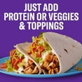 thumbnail image 5 of Taco Bell Soft Taco Cravings Kit with 10 Soft Tortillas, Taco Bell Mild Sauce & Seasoning, 14.8 oz Box, 5 of 16