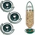 thumbnail image 5 of sruoe Bird Feeder, Hanging Bird Feeder Tray, Bird Feeders Outdoor, Cardinal Bird Feeder, Hopper Feeder, Small Large Bowl Wild Bird Feeders for Garden Decor, Plastic, 5 of 6
