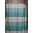 thumbnail image 6 of JUPA Place Modern Stripe Shower Curtains - Blue & White Shower Curtain for Bathroom - Lightweight Eco-Friendly Bathtub Curtain, 6 of 6