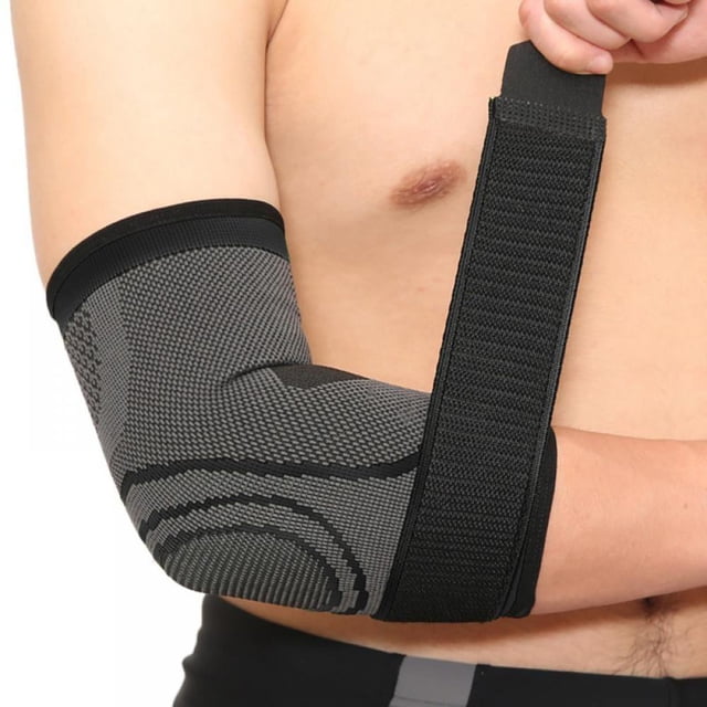 Elbow Brace Compression Support- Elbow Sleeve for Tendonitis Tennis Elbow Brace and Golfers Elbow Treatment Arthritis Workouts Weightlifting – Reduce Elbow Pain
