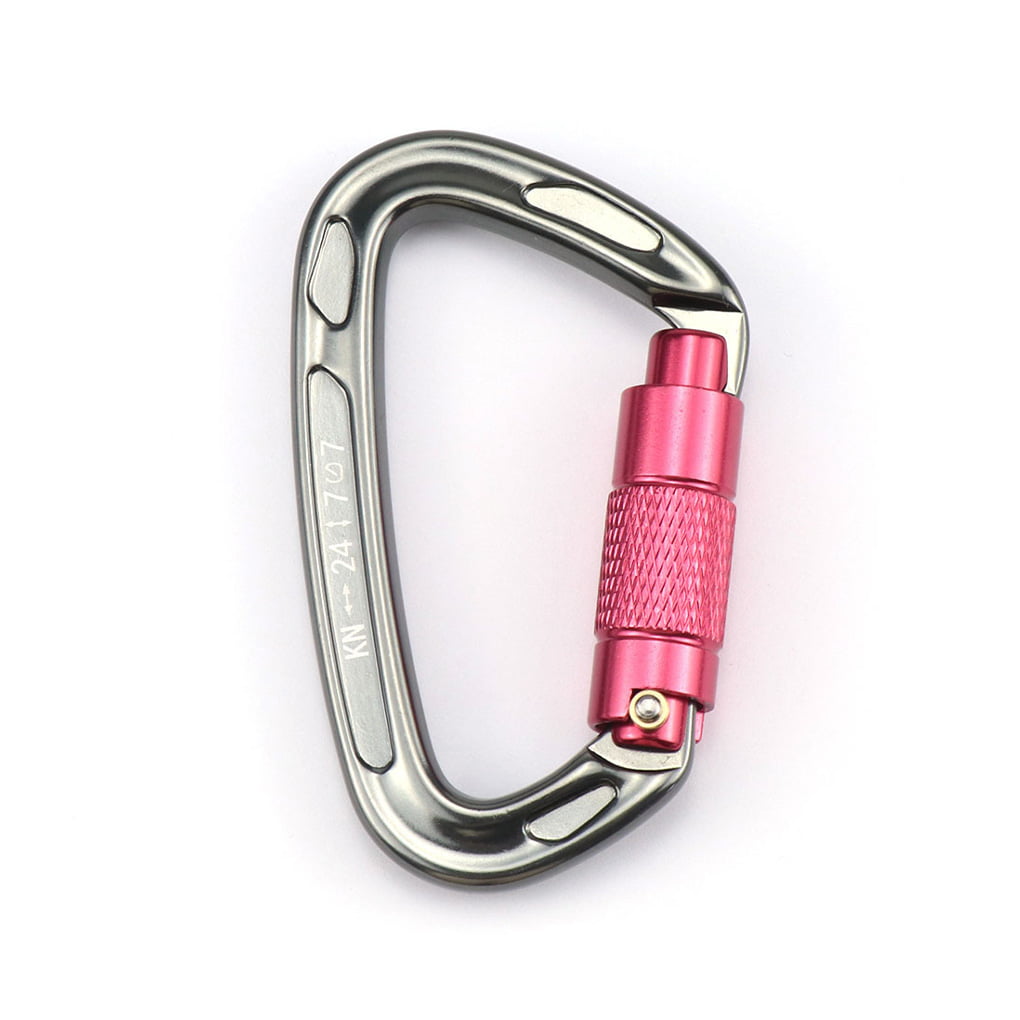 Mountain Equipment 2400kg D-Shaped Spring Carabiner Equipment for Hiking Mountaineering 