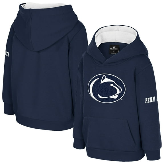 Toddler Colosseum  Navy Penn State Nittany Lions Big Logo Volume Fleece Pullover Hoodie